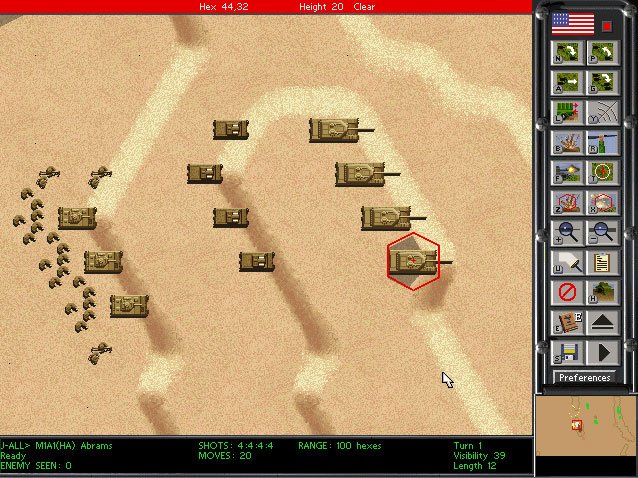 Pantallazo de Steel Panthers II: Modern Battles para PC