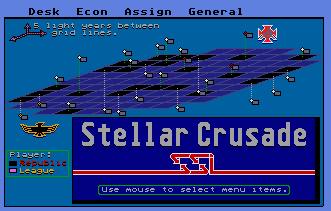 Pantallazo de Stellar Crusade para Atari ST