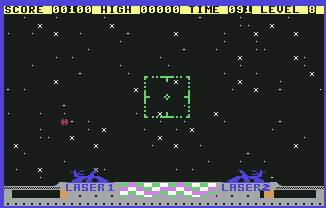 Pantallazo de Stellar Wars para Commodore 64