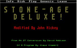 Pantallazo de Stone-Age Deluxe para Atari ST