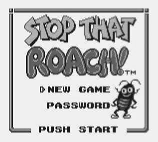 Pantallazo de Stop That Roach! para Game Boy