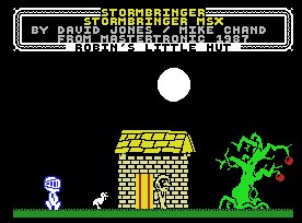 Pantallazo de Stormbringer para MSX