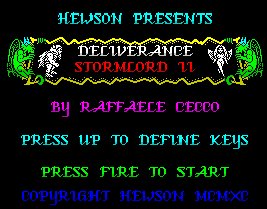 Pantallazo de Stormlord 2: Deliverance para Spectrum