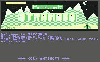 Pantallazo de Stranded para Commodore 64