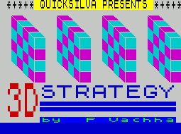 Pantallazo de Strategy, 3D para Spectrum