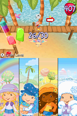 Pantallazo de Strawberry Shortcake: The Four Seasons Cake para Nintendo DS