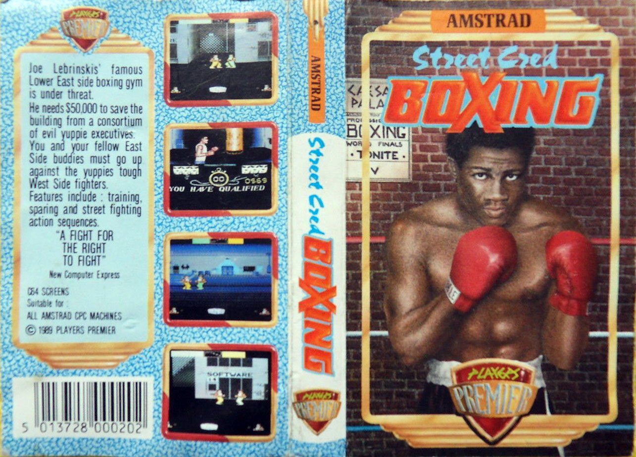 Caratula de Street Cred' Boxing para Amstrad CPC