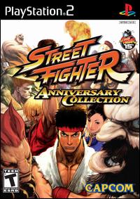 Caratula de Street Fighter Anniversary Collection para PlayStation 2