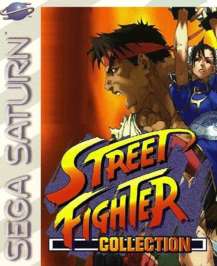 Caratula de Street Fighter Collection para Sega Saturn