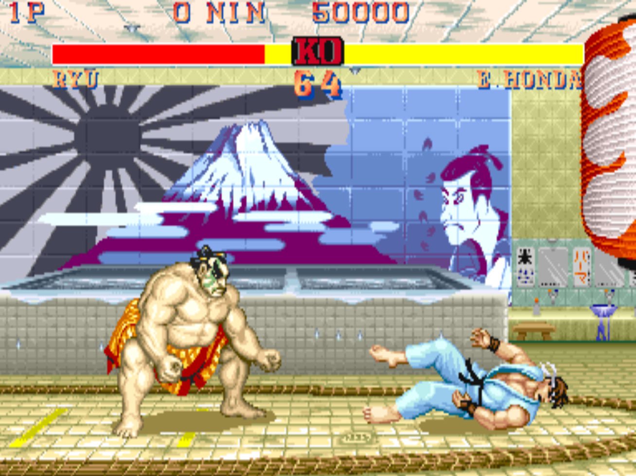 Pantallazo de Street Fighter II: Hyper Fighting para M.A.M.E.