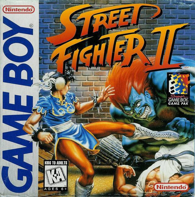 Caratula de Street Fighter II: The World Warrior para Game Boy