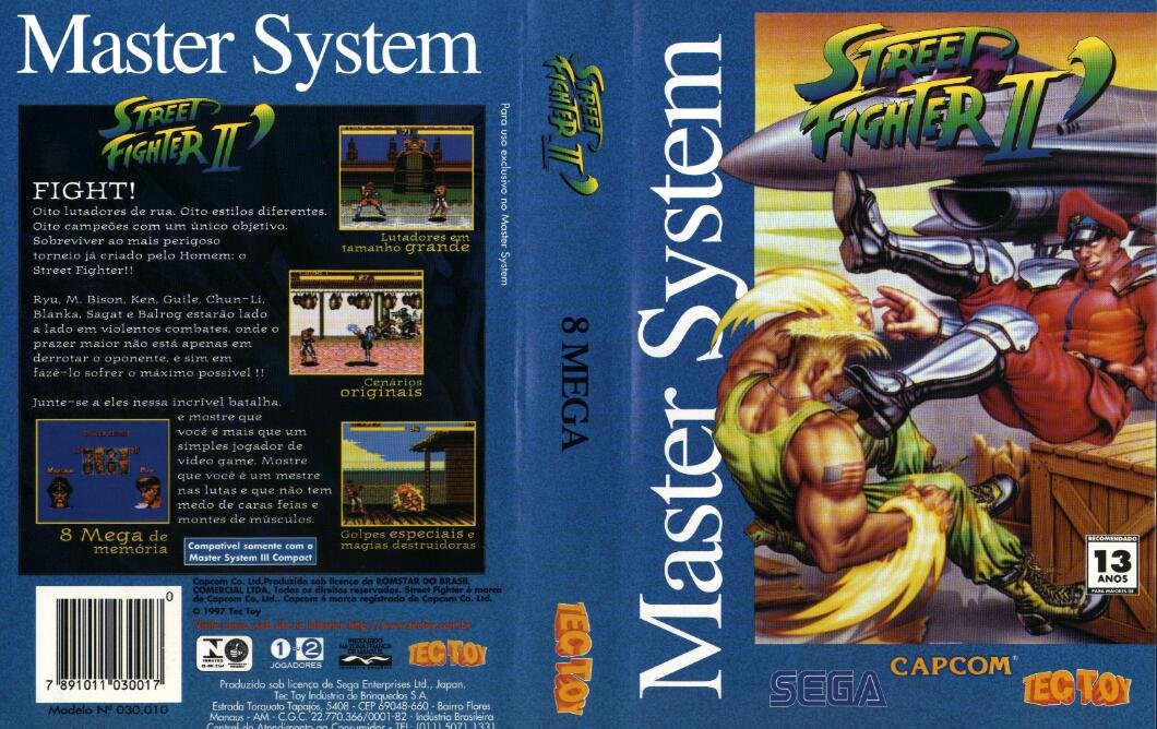 Caratula de Street Fighter II para Sega Master System