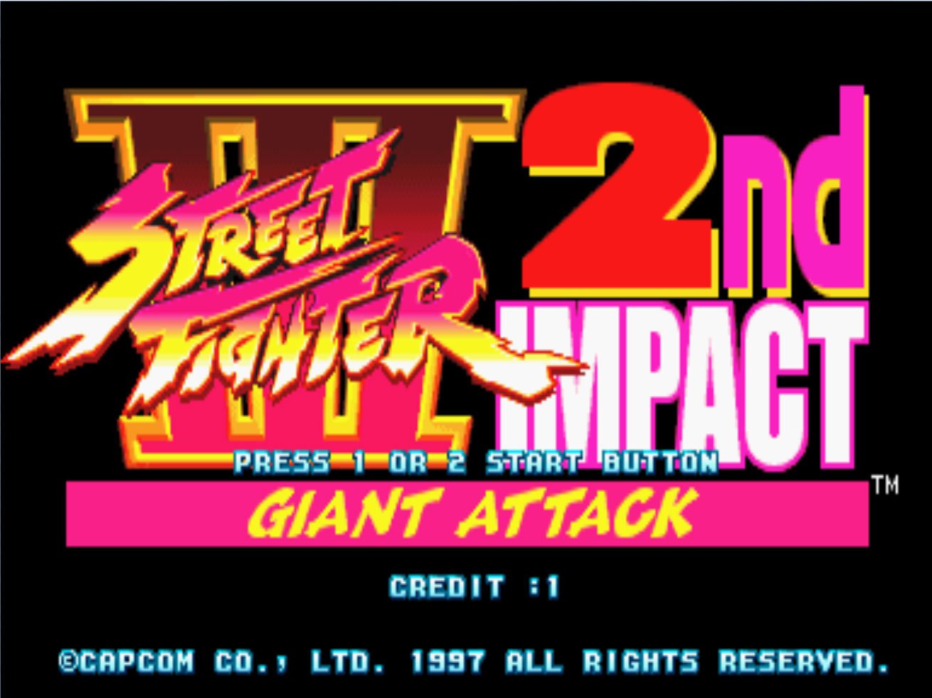 Pantallazo de Street Fighter III: 2nd Impact - Giant Attack para M.A.M.E.