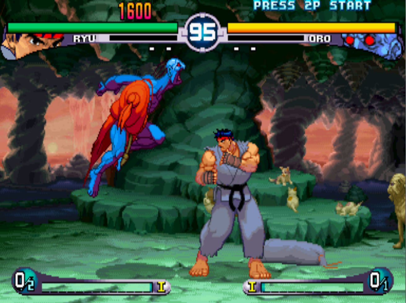 Pantallazo de Street Fighter III: 2nd Impact - Giant Attack para M.A.M.E.