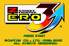 Pantallazo de Street Fighter Zero 3 Upper (Japonés) para Game Boy Advance