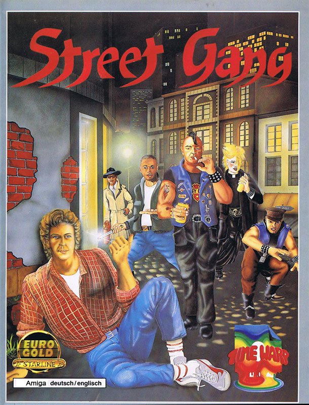 Caratula de Street Gang para Amiga