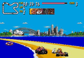 Pantallazo de Street Racer (Europa) para Sega Megadrive