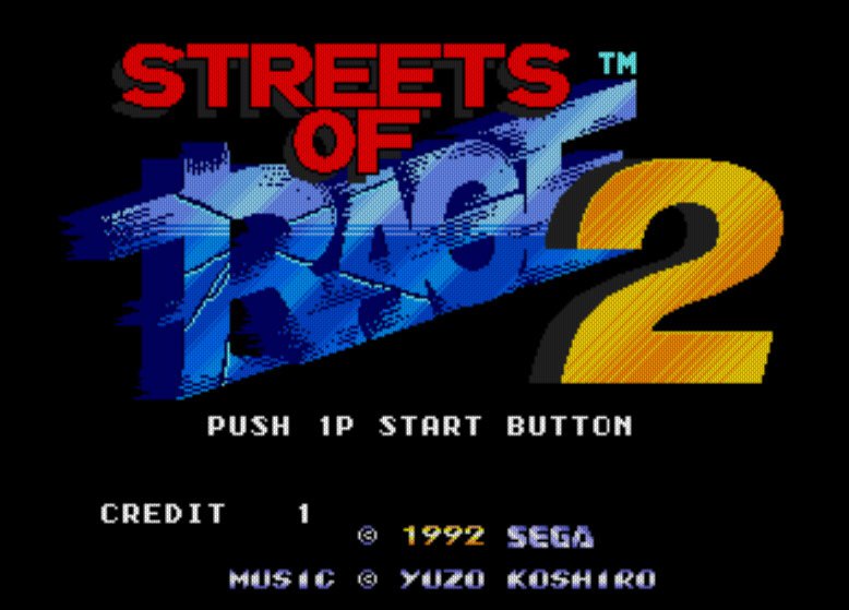 Pantallazo de Streets of Rage 2 (Mega Play) para M.A.M.E.