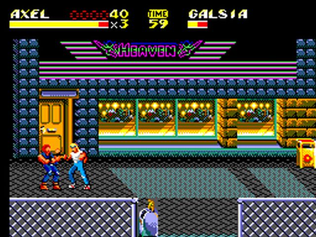 Pantallazo de Streets of Rage 2 para Sega Master System