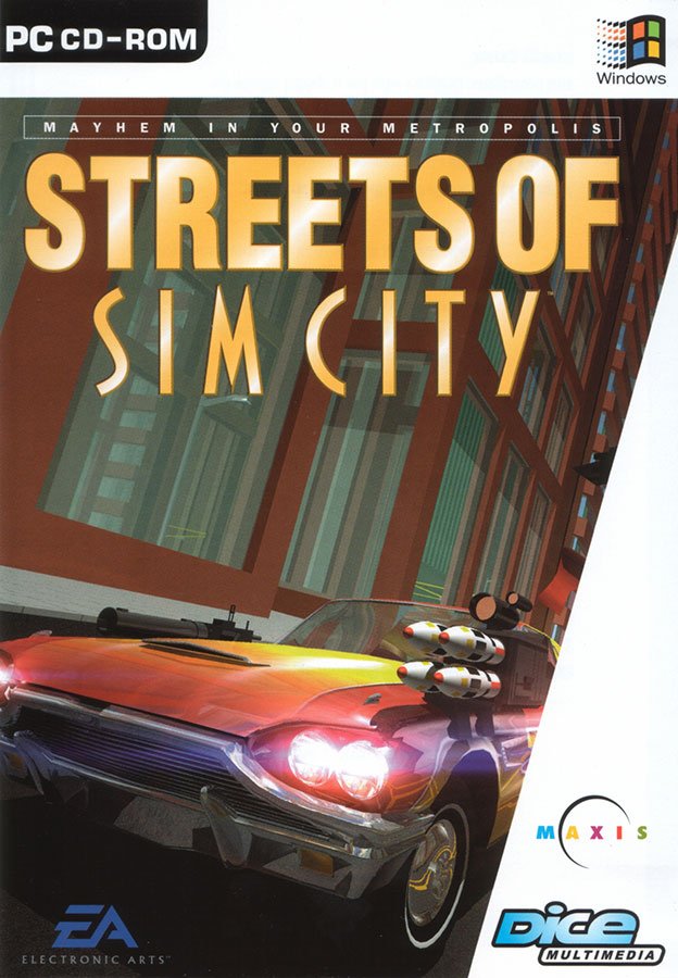 Caratula de Streets of SimCity para PC