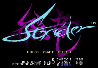 Pantallazo de Strider para Sega Megadrive