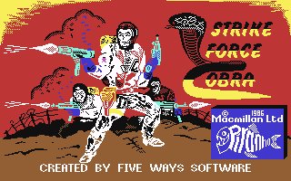 Pantallazo de Strike Force Cobra para Commodore 64
