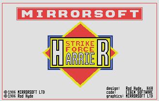 Pantallazo de Strike Force Harrier para Atari ST