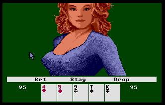 Pantallazo de Strip Poker (Artworx) para Atari ST