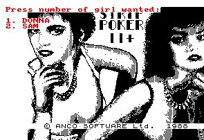 Pantallazo de Strip Poker 2+ para Amstrad CPC