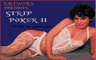 Pantallazo de Strip Poker 2 para Atari ST