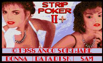 Pantallazo de Strip Poker II + para Atari ST