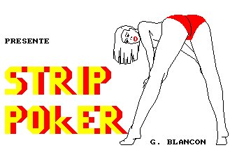 Pantallazo de Strip Poker para Amstrad CPC
