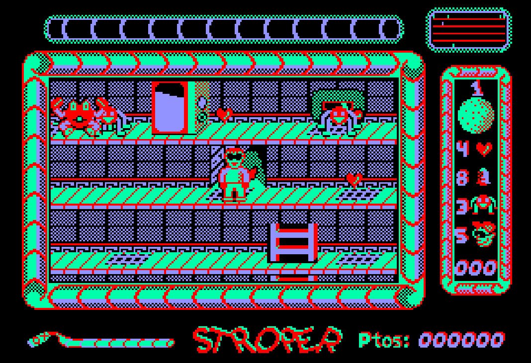 Pantallazo de Stroper para Amstrad CPC