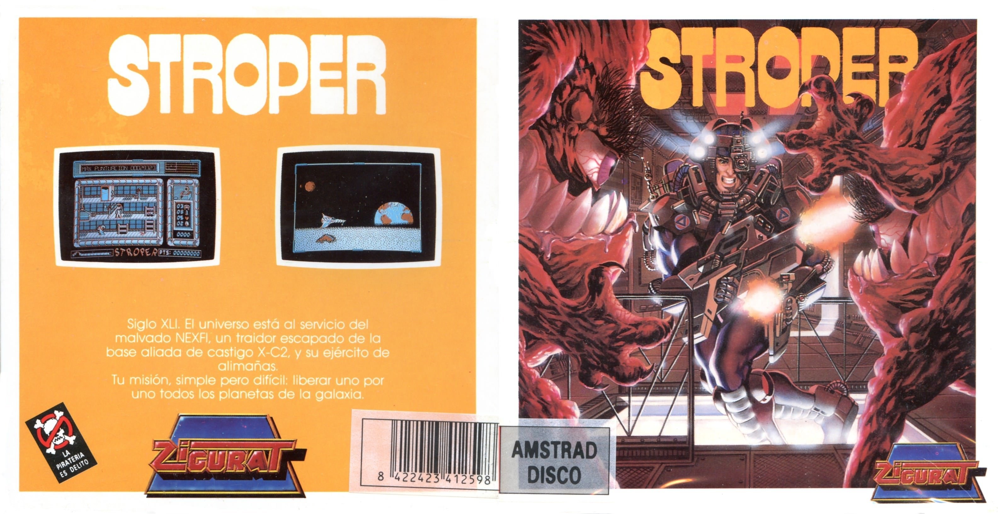 Caratula de Stroper para Amstrad CPC