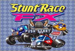 Pantallazo de Stunt Race FX (Europa) para Super Nintendo