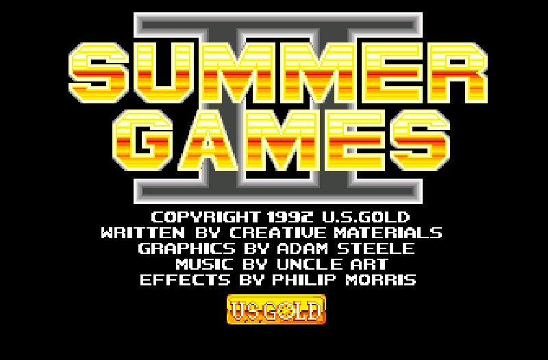 Pantallazo de Summer Games II para Amiga
