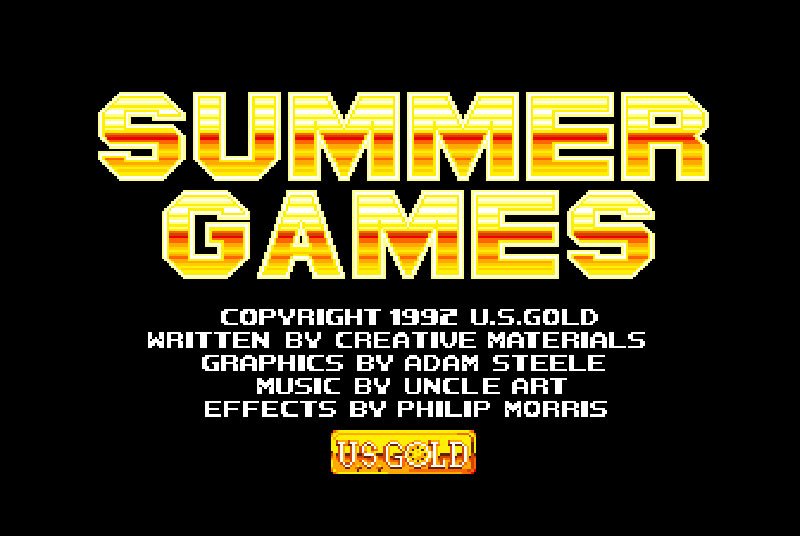 Pantallazo de Summer Games para Amiga