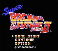 Pantallazo de Super Back to the Future 2 (Japonés) para Super Nintendo