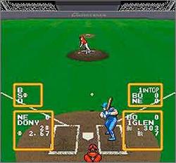 Pantallazo de Super Baseball Simulator 1.000 para Super Nintendo