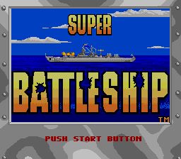 Pantallazo de Super Battleship para Sega Megadrive