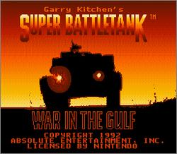 Pantallazo de Super Battletank: War in the Gulf para Super Nintendo