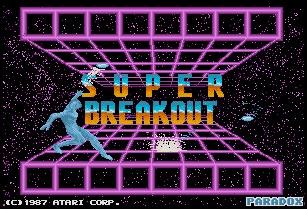 Pantallazo de Super Breakout para Atari ST