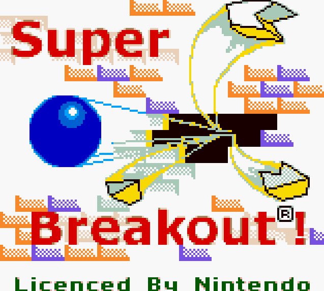 Pantallazo de Super Breakout para Game Boy Color