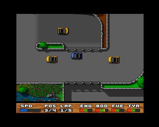 Pantallazo de Super Cars para Amiga