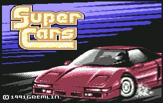 Pantallazo de Super Cars para Commodore 64