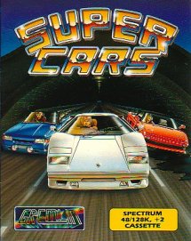 Caratula de Super Cars para Spectrum
