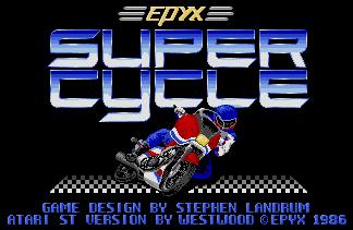 Pantallazo de Super Cycle para Atari ST