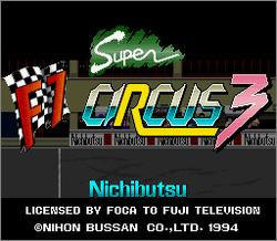 Pantallazo de Super F1 Circus 3 (Japonés) para Super Nintendo