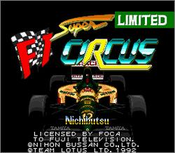 Pantallazo de Super F1 Circus Limited (Japonés) para Super Nintendo