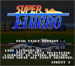 Pantallazo de Super F1 Hero (Japonés) para Super Nintendo